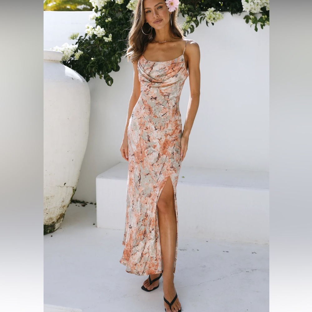 Hello Molly Catch The Waves Coral Dress